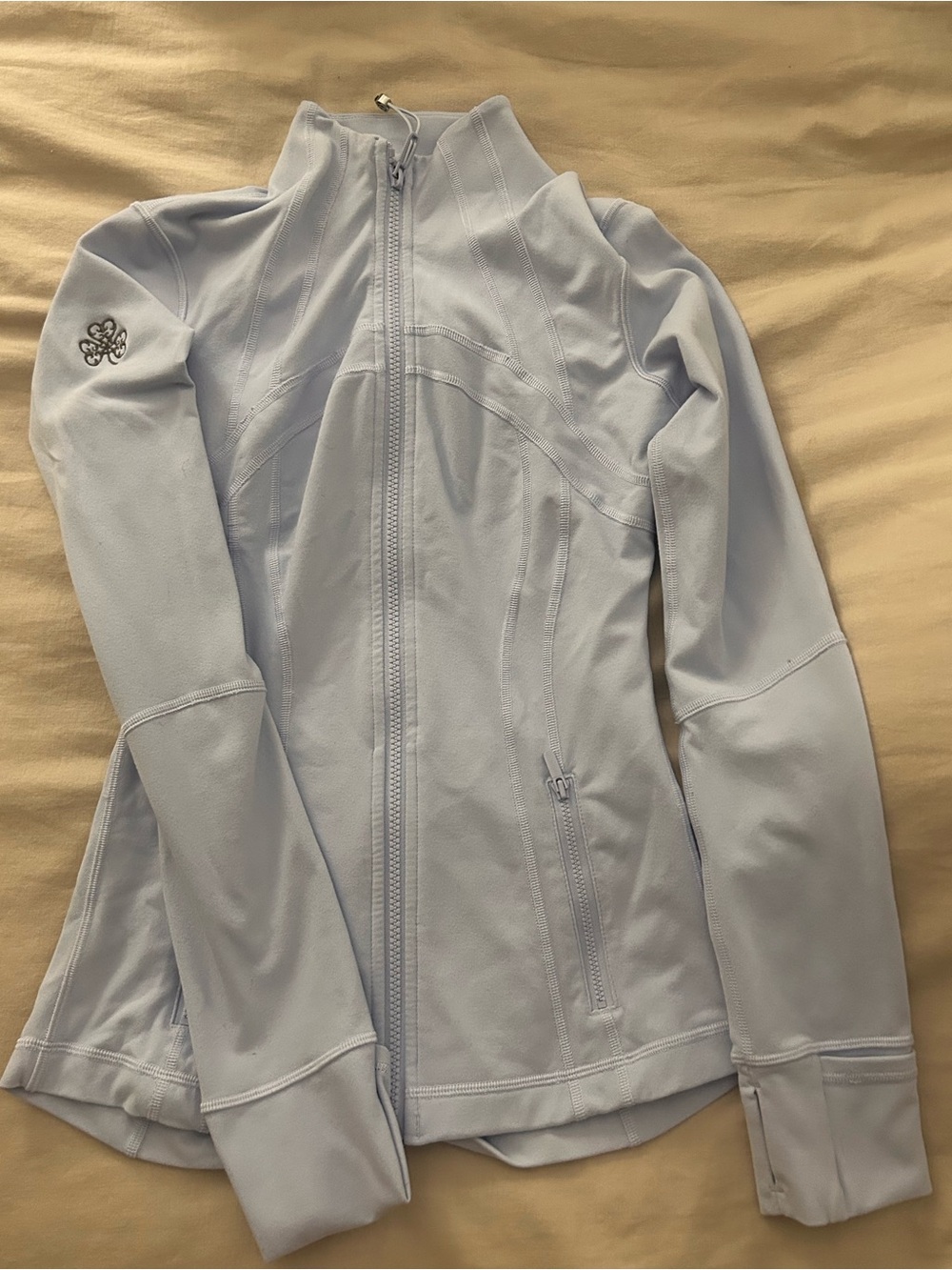 Lululemon define jacket- Light Blue/purple Full-Zip Performance Jacket size 4